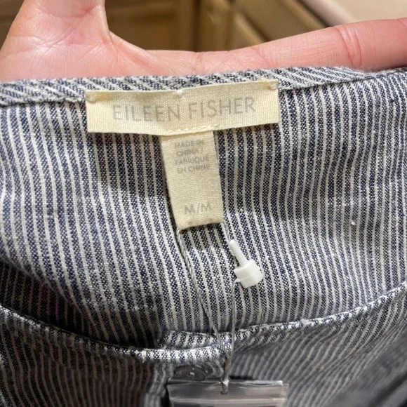 Eileen Fisher Gray Button-Down Dress - Picture 4 of 11